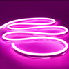 Hot Pink Neon Strip Light – Flexible Aesthetic Lighting - With Adapter
