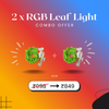 Solura™ Artificial Vine Leaf Fairy LED String Light RGB – 3×1m (Pack Of 2)