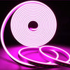 Hot Pink Neon Strip Light – Flexible Aesthetic Lighting - With Adapter