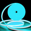 Solura™ Ice Blue Neon Strip Light – 5M Waterproof Accent Light - With Adapter