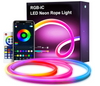Solura™ RGB Neon Strip Light – 5M Remote + App Control