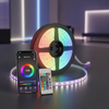 Solura™ 10 Meter LED Strip Lights - 300 Led RGB Strip Light with Adaptor | Operated with 16 Modes Remote Controller & Mobile